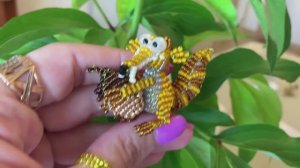 Ледниковый период из бисера / Белка из бисера / Мамонт из бисера / Фигурки из бисера / Бисер /