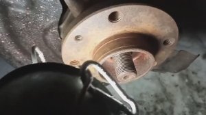 Замена переднего ступичного подшипника рено Меган 2.