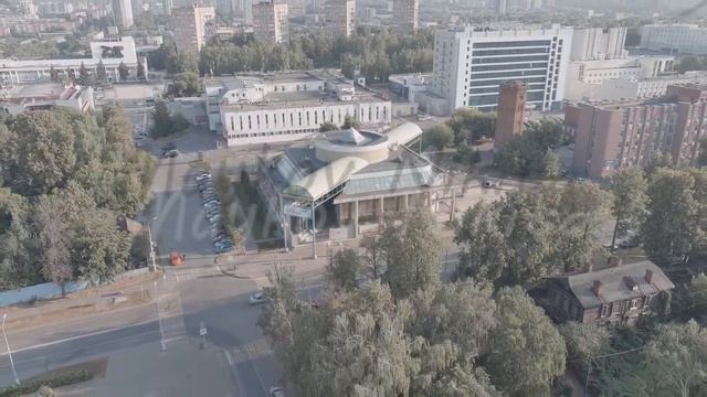 A-Log. Russia, Izhevsk. M. T. Kalashnikov Museum and Exhibition Complex of Small Arms, Aerial View, смотреть онлайн