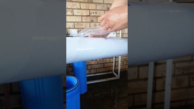 20" Big Blue Filter replacement. Long overdue Whole House Filter Replacement DIY смотреть онлайн