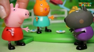Видео про игрушки свинка Пеппа на русском языке.
