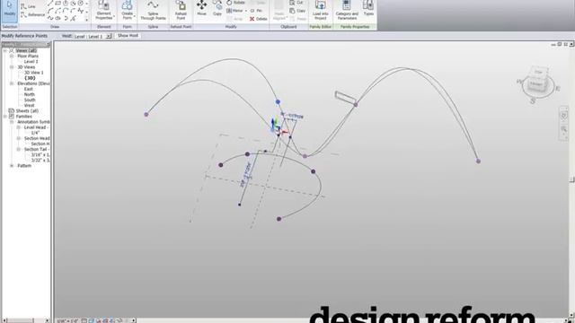 Revit 2010 spline by points Revittut blogspot смотреть онлайн