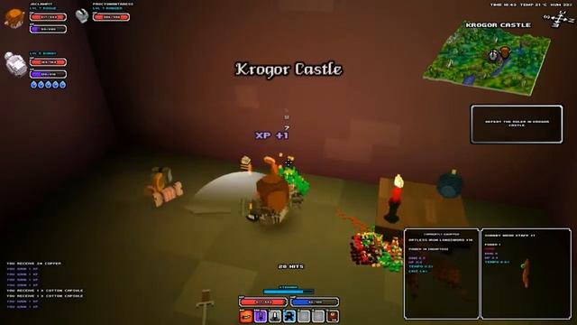 Cube World: Co-op Alpha: Ep.3 - Storming the Castl смотреть онлайн