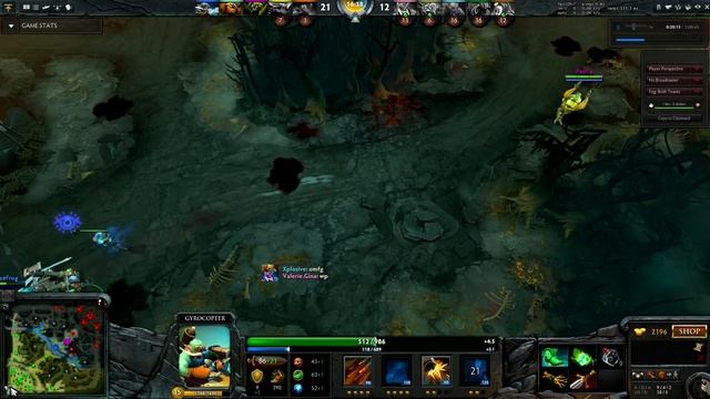 Pro Dota 2 Gyrocopter Rampage Гирокоптер смотреть онлайн