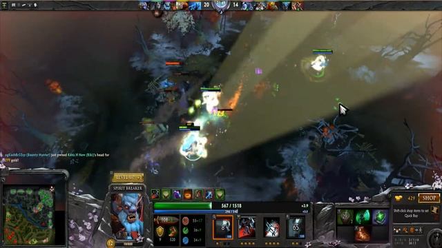 LET'S PLAY! DOTA 2! SPIRIT BREAKER GAMEPLAY смотреть онлайн