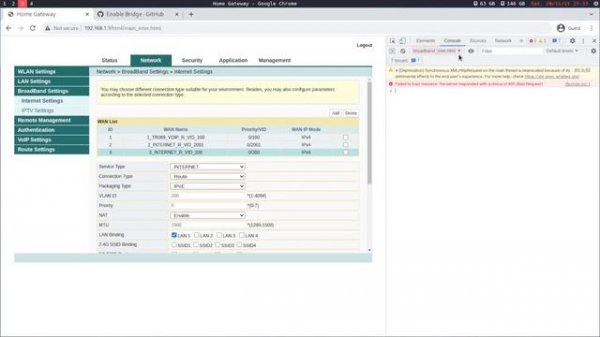 Mengaktifkan Mode Bridge di FiberHome HG6145F ( Enable Connection type Bridge in FiberHome HG6145F