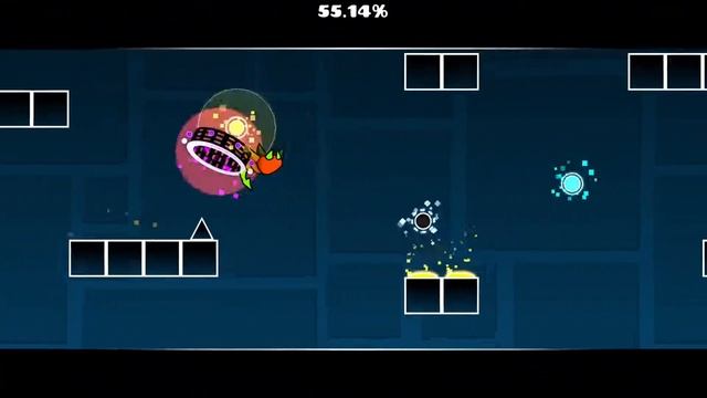 Amphobius Layout (Medium Demon) | Geometry Dash | Octagone смотреть онлайн