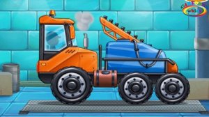 Изучаем транспорт и спецтехнику для детей. Мультики про сельхоз машинки