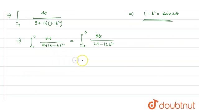The value of the integral `int_(0)^(pi//4) (sin theta+cos theta)/(9+16 sin 2theta)d theta`, is смотреть онлайн