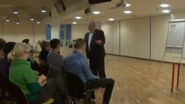 Жданов В Г Естественное востановление зрения Ознакомительная лекция Нарва, Эстония смотреть онлайн