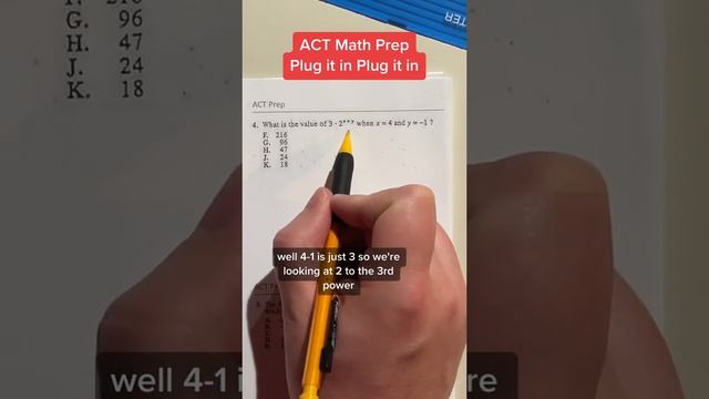 ACT Math practice question of the day 9 смотреть онлайн