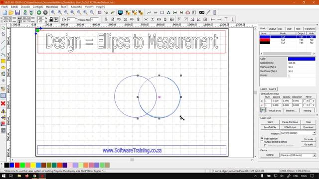 TruCUT RDWorks Measurements on Ellipse Shapes (Part 1) Design Type Workflows Mini-Series смотреть онлайн