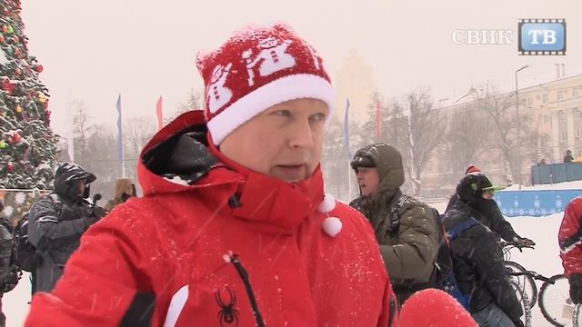 "ВелоВоронежу" метель не помеха! смотреть онлайн