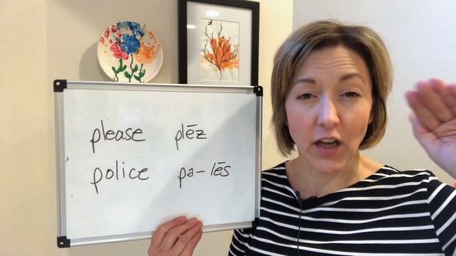 How To Pronounce PLEASE & POLICE - English Pronunciation Lesson