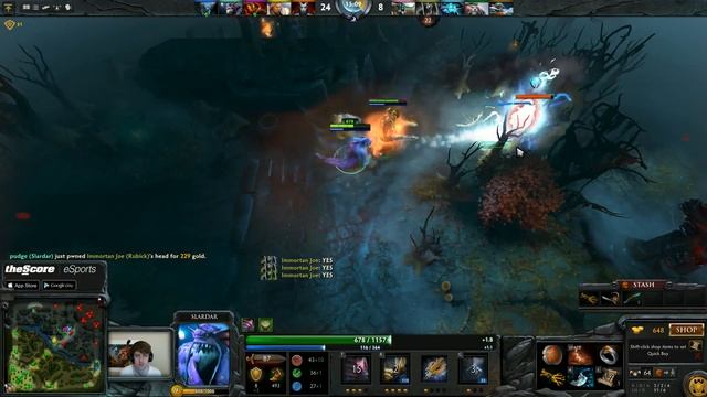 Dota 2 Purge plays Slar Offlane смотреть онлайн