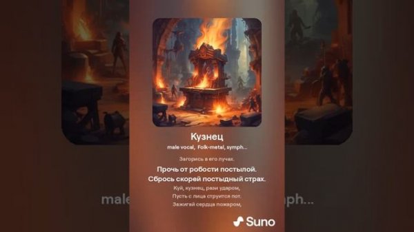 Кузнец.  Ai SUNO  Песня на стихи Сергея Есенина