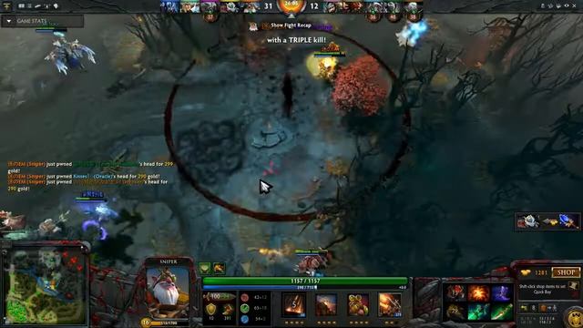 Dota 2 Gameplay - Sniper by YYF смотреть онлайн