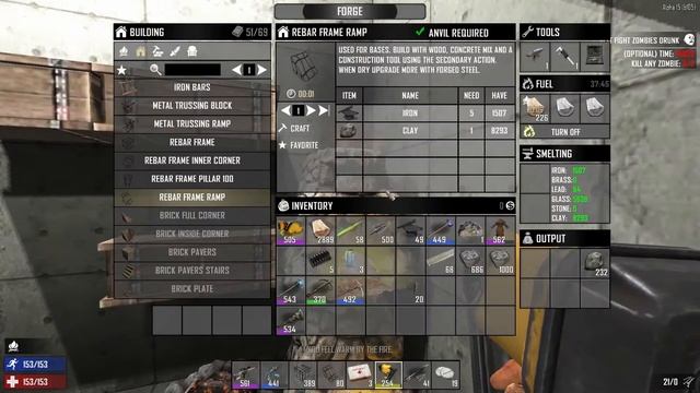 7 Days to Die alpha 15 PVP(PVE) сервер #5#Мирный город ноль смотреть онлайн