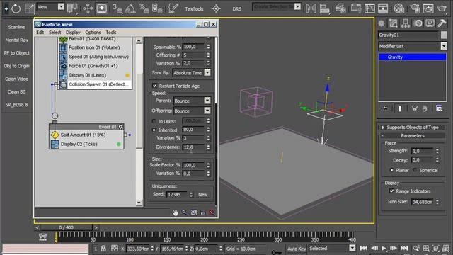 Tutorial 3dsMax -- Use Particle Flow to create a spray of a fountain смотреть онлайн