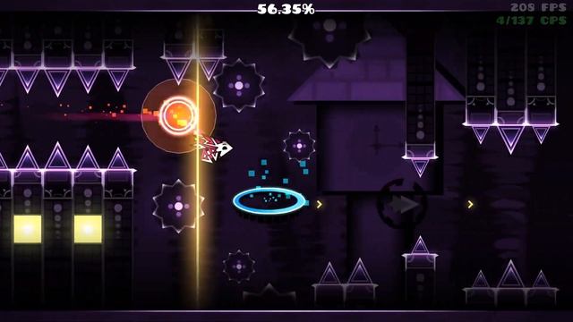 "overnight" (Hard Demon) by N1mda | Geometry Dash смотреть онлайн