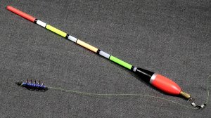 Поплавочная снасть с кормушкой.