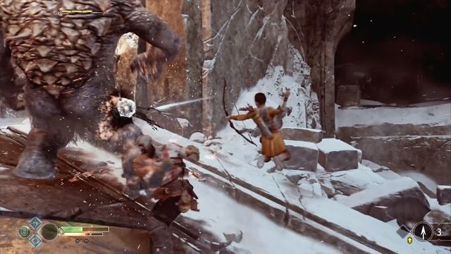 God of War PS4 - Ogre Boss Fight #5 (Give Me God of War Hard Difficulty) (4K) смотреть онлайн