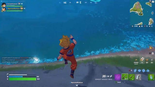 Goku solo Fortnite Fortnite X dragon ball z смотреть онлайн