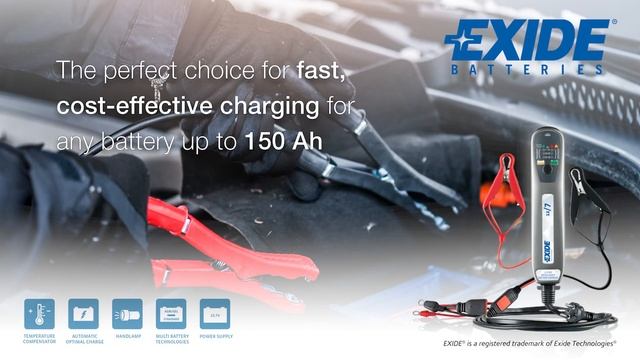The Exide 12/7 charger (12 V, 7 A) - powerful modern charger смотреть онлайн
