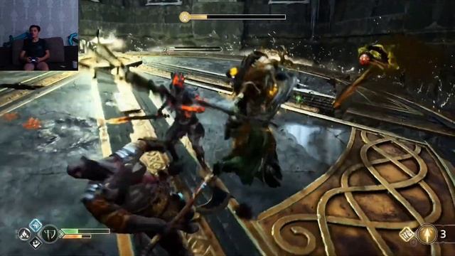 Оборотни ◄ God Of War прохождение PS4 PRO #19 смотреть онлайн