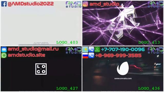 ВИДЕОЛОГОТИПЫ/VIDEOLOGOS 400-439 от AMD Studio смотреть онлайн