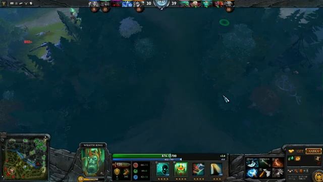 Dota 2 - Гайд на Wraith King c дикими комбеком!!!!!!!!!!!! смотреть онлайн
