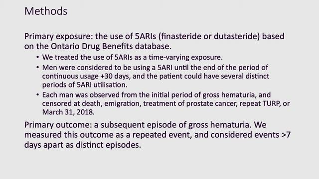 #405 Do 5 alpha reductase inhibitors reduce the risk of recurrent gross hematuria after a transu... смотреть онлайн