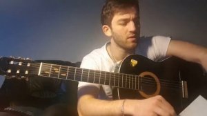 В сигаретном дыму на гитаре . Разбор. Урок. Простая песня . Зелимхан темирсултанов