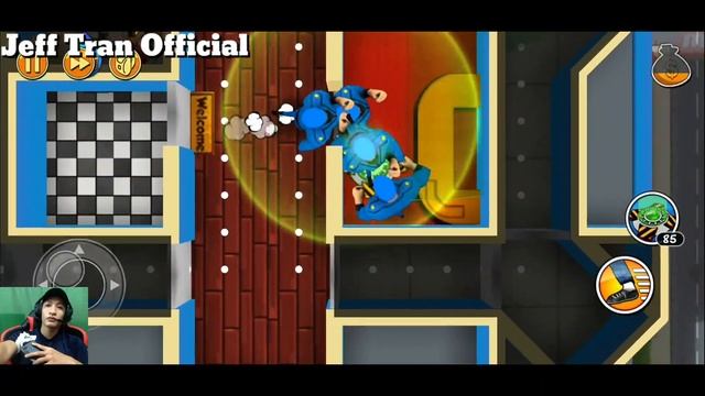 Robbery Bob Cosplay Blue Guard Character Gameplay BG49 смотреть онлайн