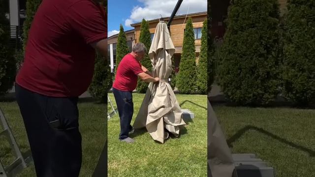 Инструкция по монтажу зонта от компании City-Zont смотреть онлайн