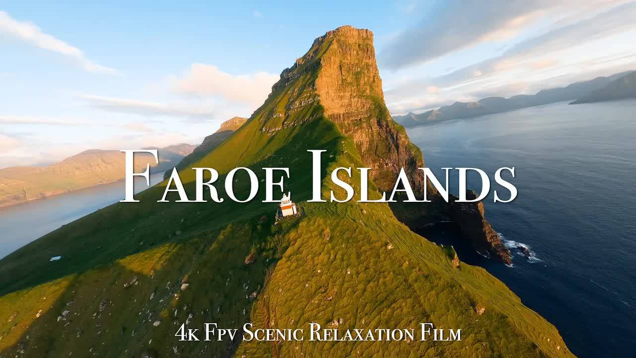 Faroe Islands 4K - Cinematic FPV Relaxation Film смотреть онлайн