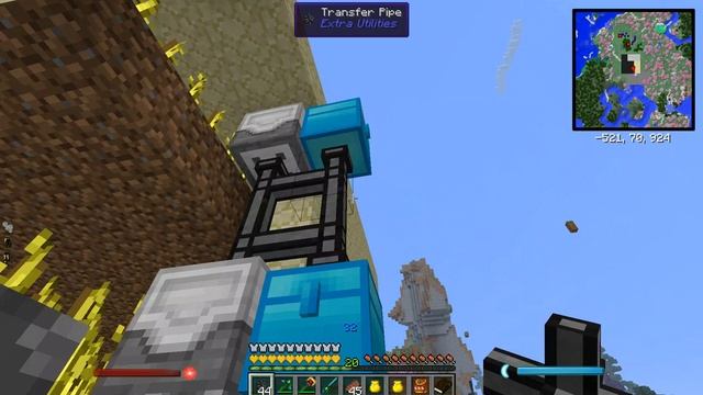 Эксперимент с арбузной фермой и новыми трубами Minecraft lets play s5e055 смотреть онлайн