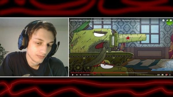 ТИПЫЧ СМОТРИТ: МЫ СОЗДАЛИ ГРОЗНОГО ! / Gerand - Мультики про танки Реакция ( геранд нарезка ! )