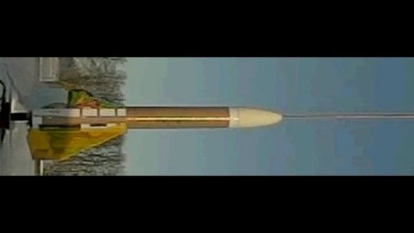 Ракетомодель с двигателем РД-180 ---------- RD-180 Engine model