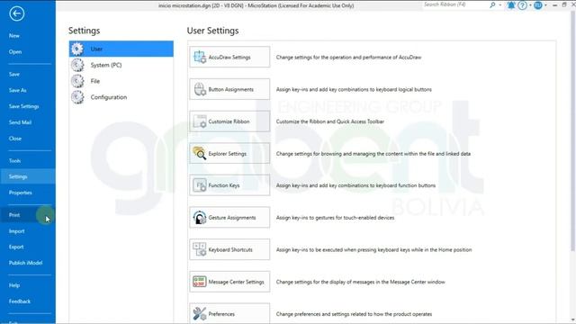 MicroStation Connect Edition 2D - EP. 2 Interfaz y Configuraciones previas смотреть онлайн