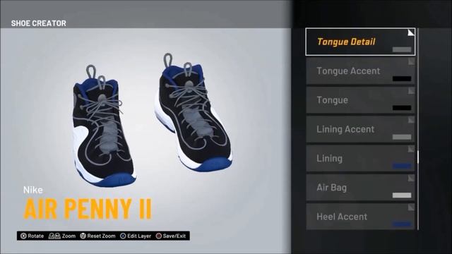 How To: Nike Air Max Penny II “Orlando” on NBA 2K21 Shoe Creator смотреть онлайн