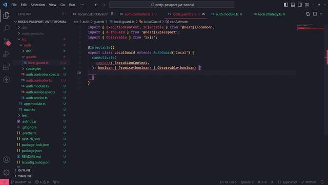NestJS JWT Authentication Tutorial смотреть онлайн
