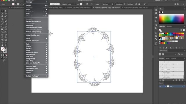 How to Create Pattern Brushes in Adobe Illustrator смотреть онлайн
