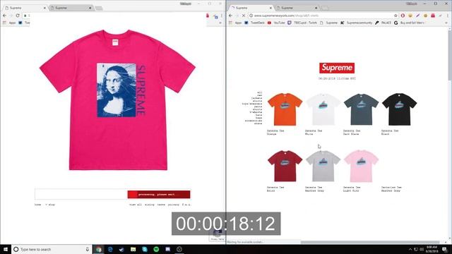 Supreme SS18 Week 19 MANUAL LIVE COP!!! (GOT 3 SHIRTS!!!) смотреть онлайн