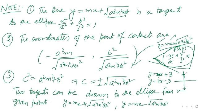 Lec-18 Tangent to the Ellipse смотреть онлайн