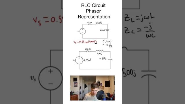 RLC Circuits - phasor domain смотреть онлайн
