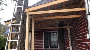 Как сделать #навес своими руками. Строительство навеса к дому недорого. Как построить навес?