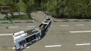 Первый раз за рулём Trolza 6206 (garry's mod) Trolleybus Russian Heimer
