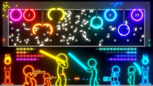51. Неоновая битва Стикменов | Neon Stickmen Battle | Кто победит?