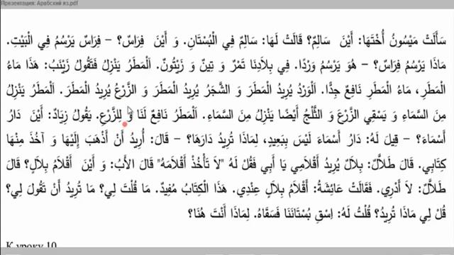 Уроки арабского языка Урок 30 текст смотреть онлайн